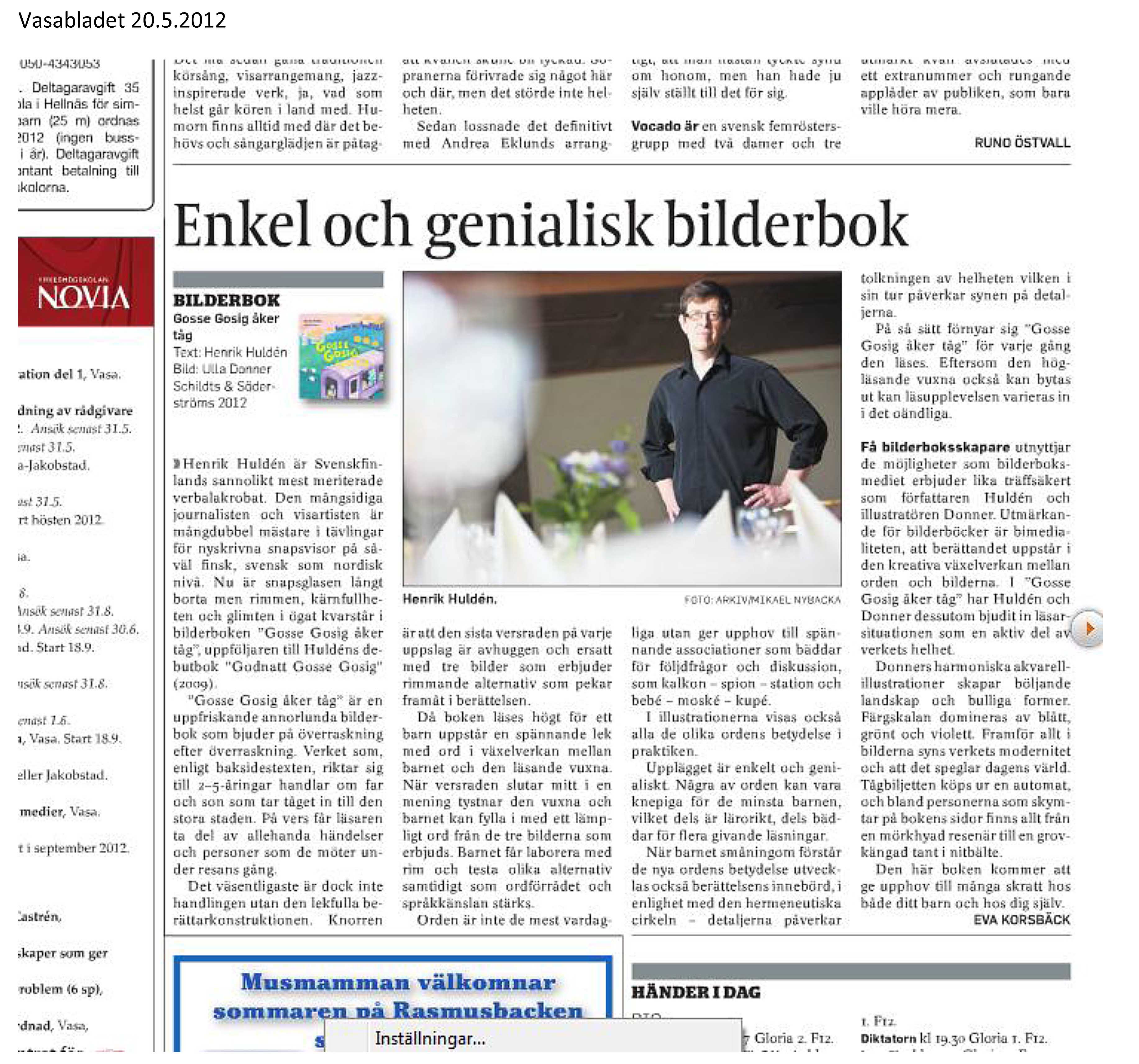 recension gg2low vasabladet maj2012